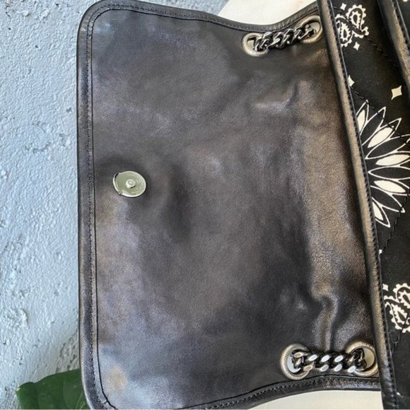 SOLD Saint Laurent YSL Medium Niki Chevron Quilted Bandana Bag - Picture 10 of 16